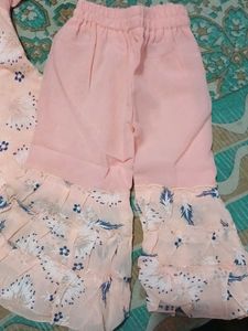 Adorable Pink Floral Baby Dress Set