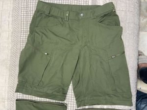 Convertible Cargo Pants Shorts Olive Green