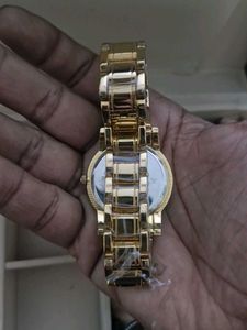 Burberry Gold Tone Watch