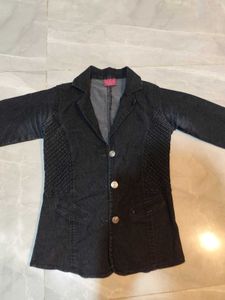 Stylish Black Denim Jacket