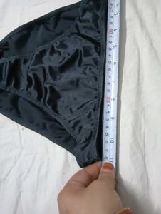 Black Satin💛 Bikini Briefs