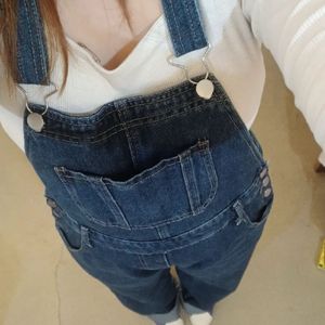 Stylish Denim Overalls Jumpsuit