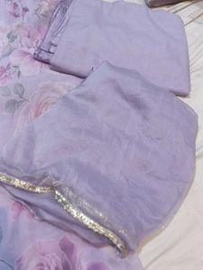 Beautiful Lavender Floral suit Set