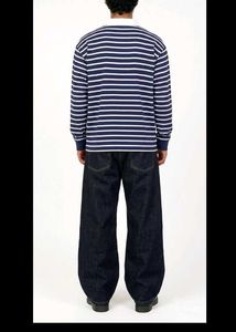 Oldmoney/ streetstyle navy blue stripes tshirt