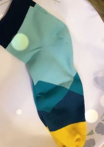Colorful Geometric Pattern  Finger Socks