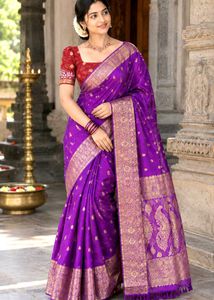 new silk saree with blouse