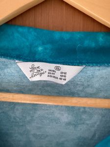 Cozy Blue Pajama Top