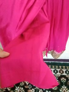 Rose Pink Plazo And Dupatta
