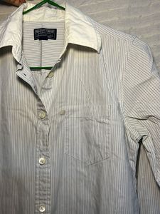 Classic Striped Button-Down Shirt