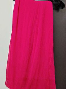 Vibrant dark Pink Dupatta