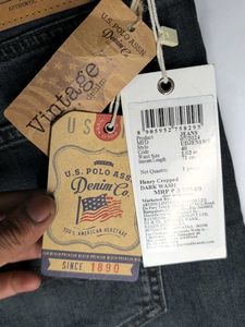 U.S. POLO ASSN.Henry Cropped Fit Blue Jeans