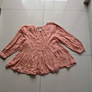 Boho Tiered Long Sleeve Blouse