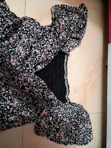 Chic Floral Print Top