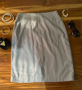 Elegant Light Blue Skirt