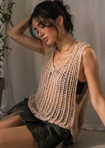 Crochet Knit Top