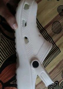 White Slip-On Sandals