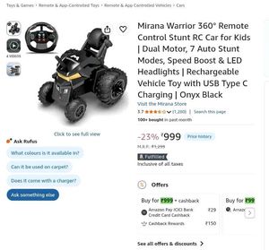 Mirana Warrior Stunt RC Car