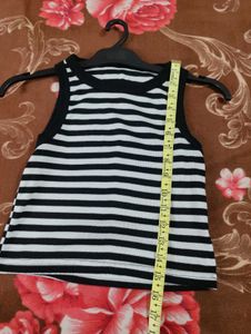 Striped Sleeveless Tank Top