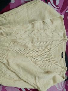 Cream Cable Knit Sweater