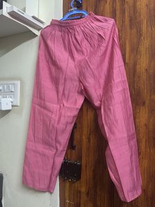 Pink Embroidered Kurta