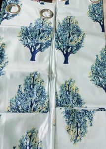 Cortina Turquoise Blue Set Curtain New With Tag