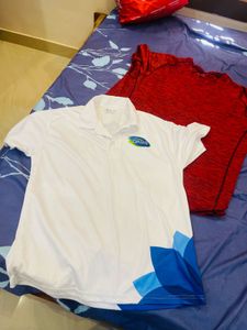 Oasis Polo & Red Active Shirt