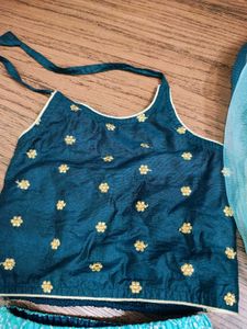 Beautiful Blue Ombre Lehenga Choli Set