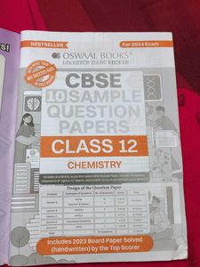 CBSE Class 12 Chemistry Sample Papers