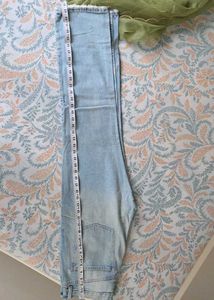 Zara Light Wash Wide Leg Jeans
