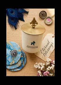 Elegant Decorative Jar with Lid