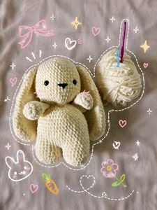 crochet bunny plushy