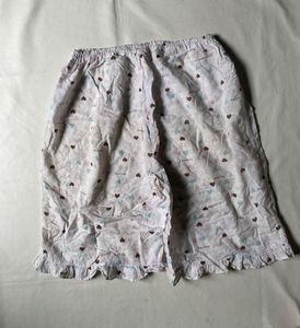 Cute Heart Print Shorts