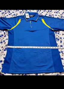 Men's Blue Performance Polo Shirt