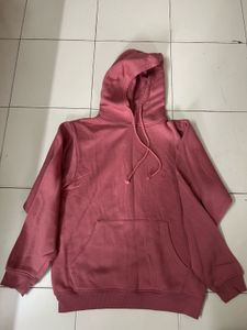 pink hoodie