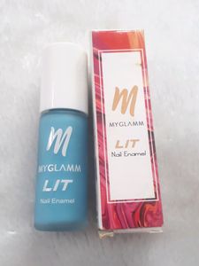 Myglamm Lit nail Enamel Matte Bye Felicia