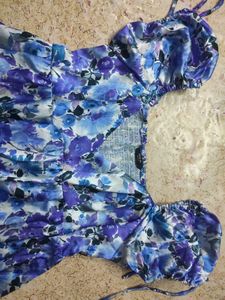 Floral Print Mini Dress