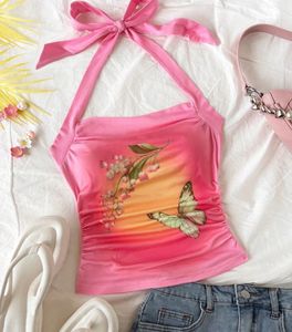 Savana Pink Halter Top
