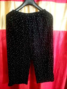 Women's Black & red Printed Palazzos