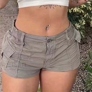 Grey Cargo Shorts
