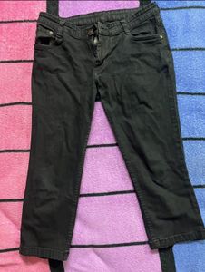 Black Slim Fit Jeans- Ankle length