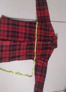 Classic Red &amp; Black Plaid Shirt