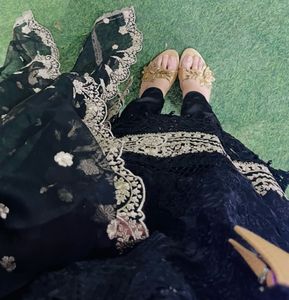 Elegant Black Kurta Set with Dupatta🖤