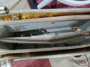 Sparkling Silver Clutch Bag