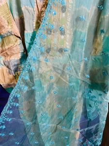 Pure Malai Cotton Gotapatti Work 3 Pc Set