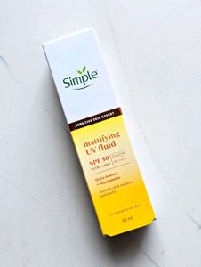 Simple Mattifying UV Fluid SPF 50