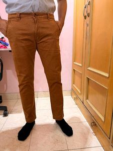 Men's Stylish Brown Chino Pants