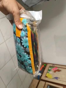 Floral Print Pouch | 2 zips