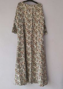 Floral Print Cotton Kurta