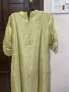 Embroidered golden Kurta
