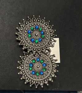 Statement Silver Earrings